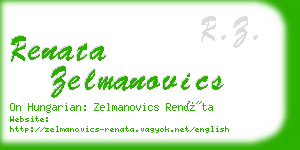 renata zelmanovics business card